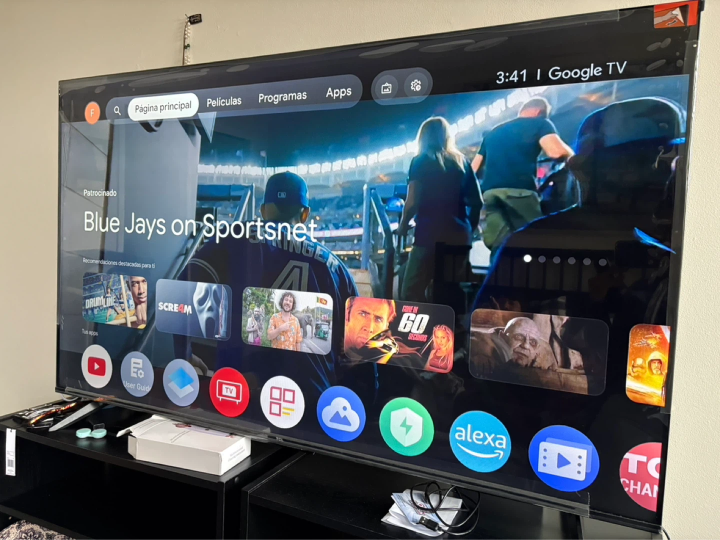 TCL 55” Google TV 4K Smart TV