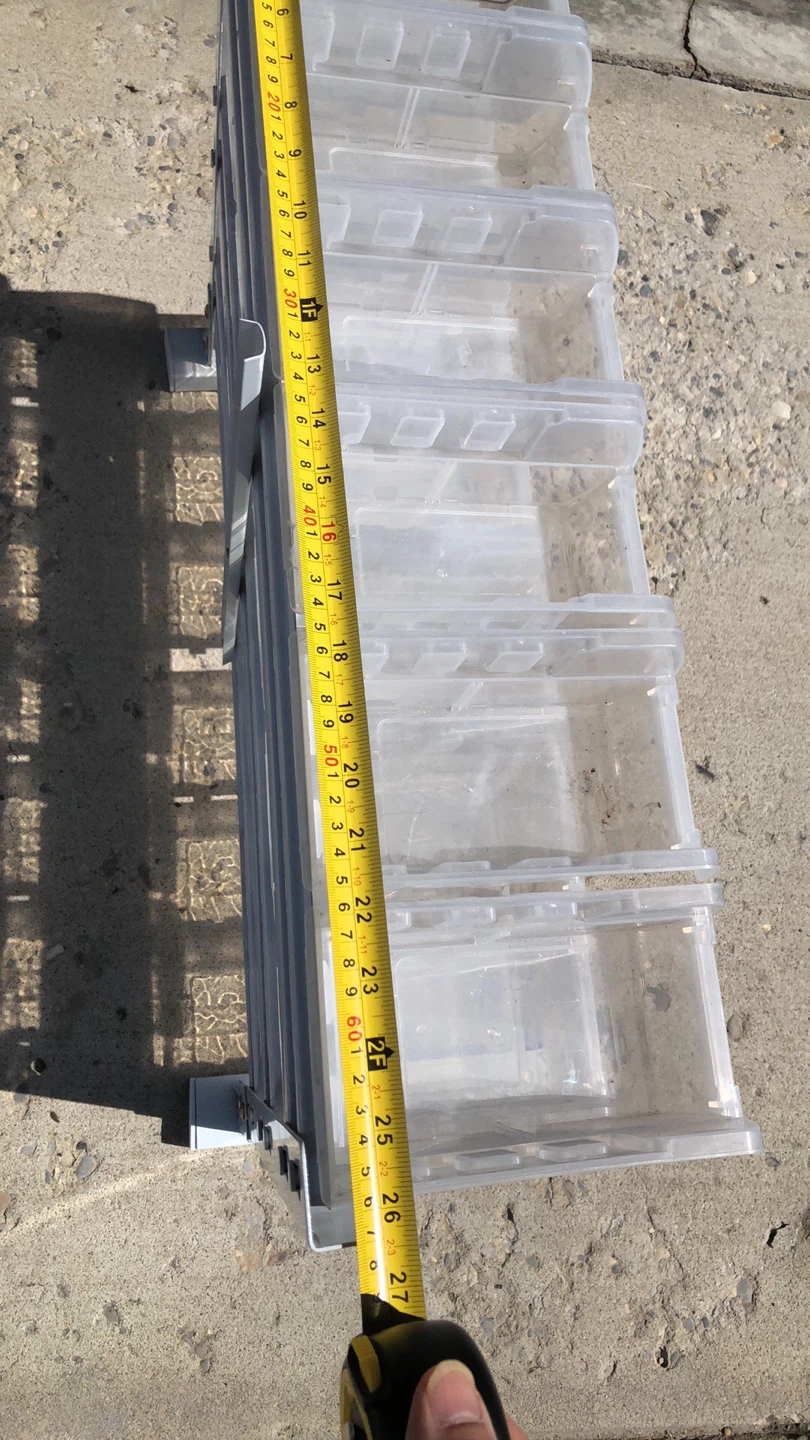 Plastic Storage Bin Organizer Shelf - photo 3