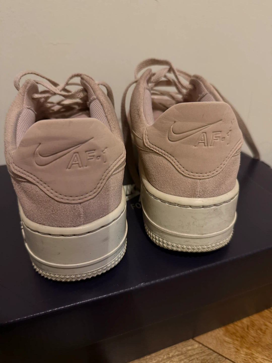 Nike Air Force 1 Sage Low Platform Sneakers - Pink Suede - photo 4