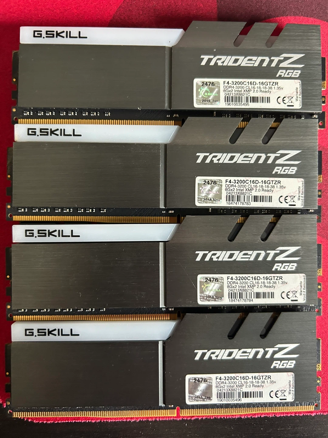 G.Skill Trident Z RGB DDR4 RAM Modules (4x 8GB - 32GB) - photo 2