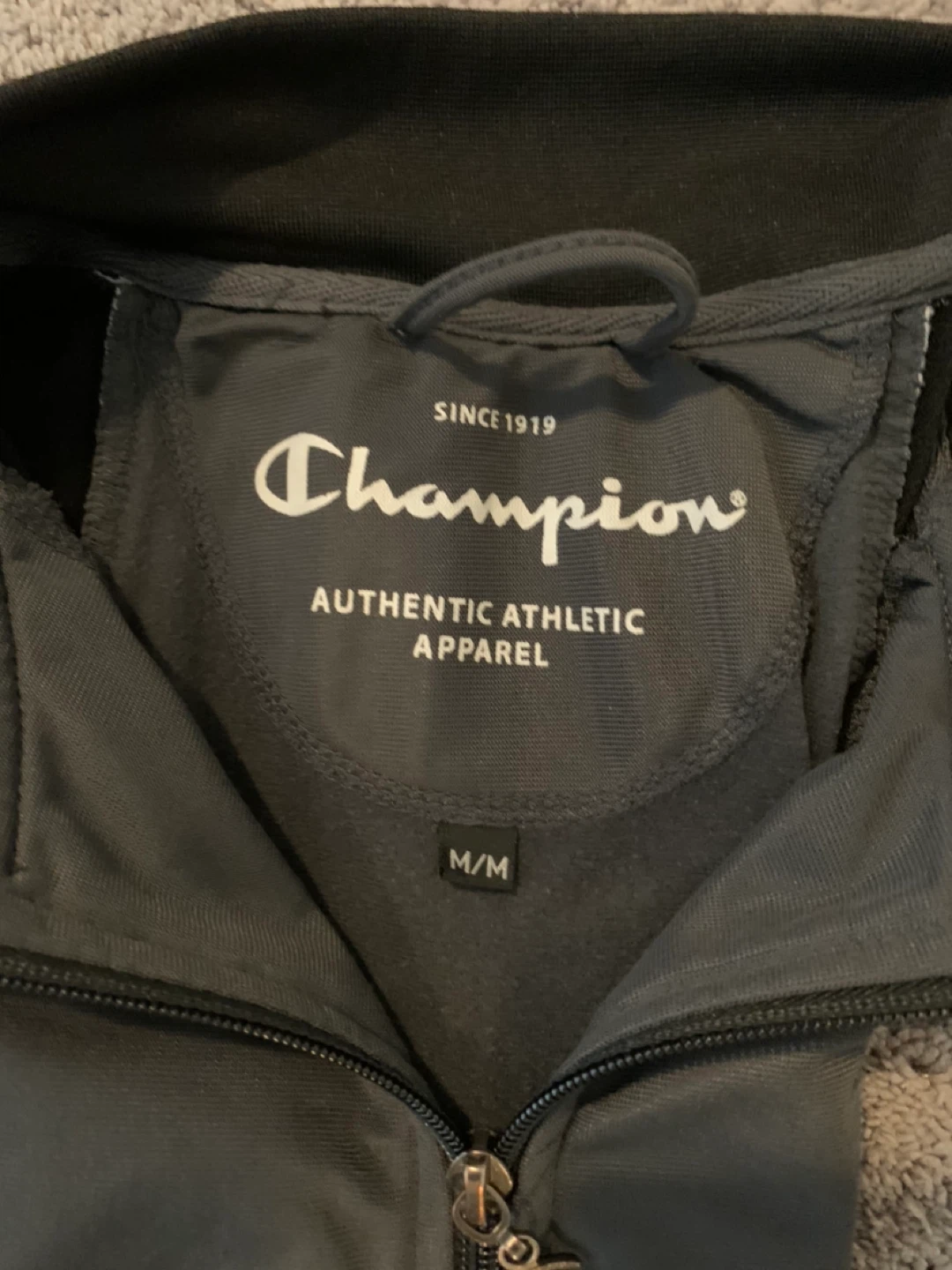 Champion Athletic Track Jacket - Grey/Black - M/M - photo 3
