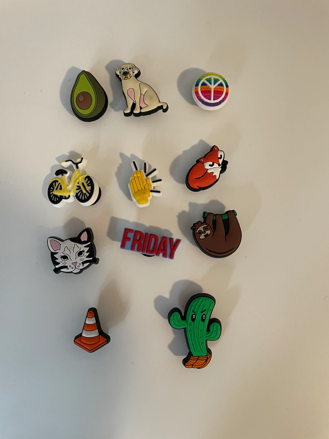 Assorted Fun Shoe Charms (10 pcs)