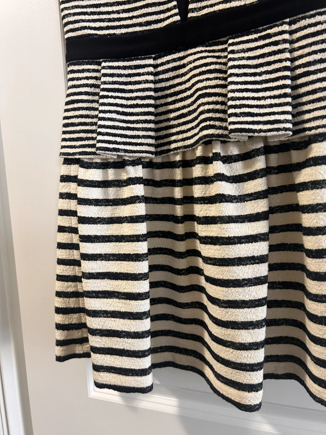 BCBGMAXAZRIA piper striped peplum dress size 4 - photo 5
