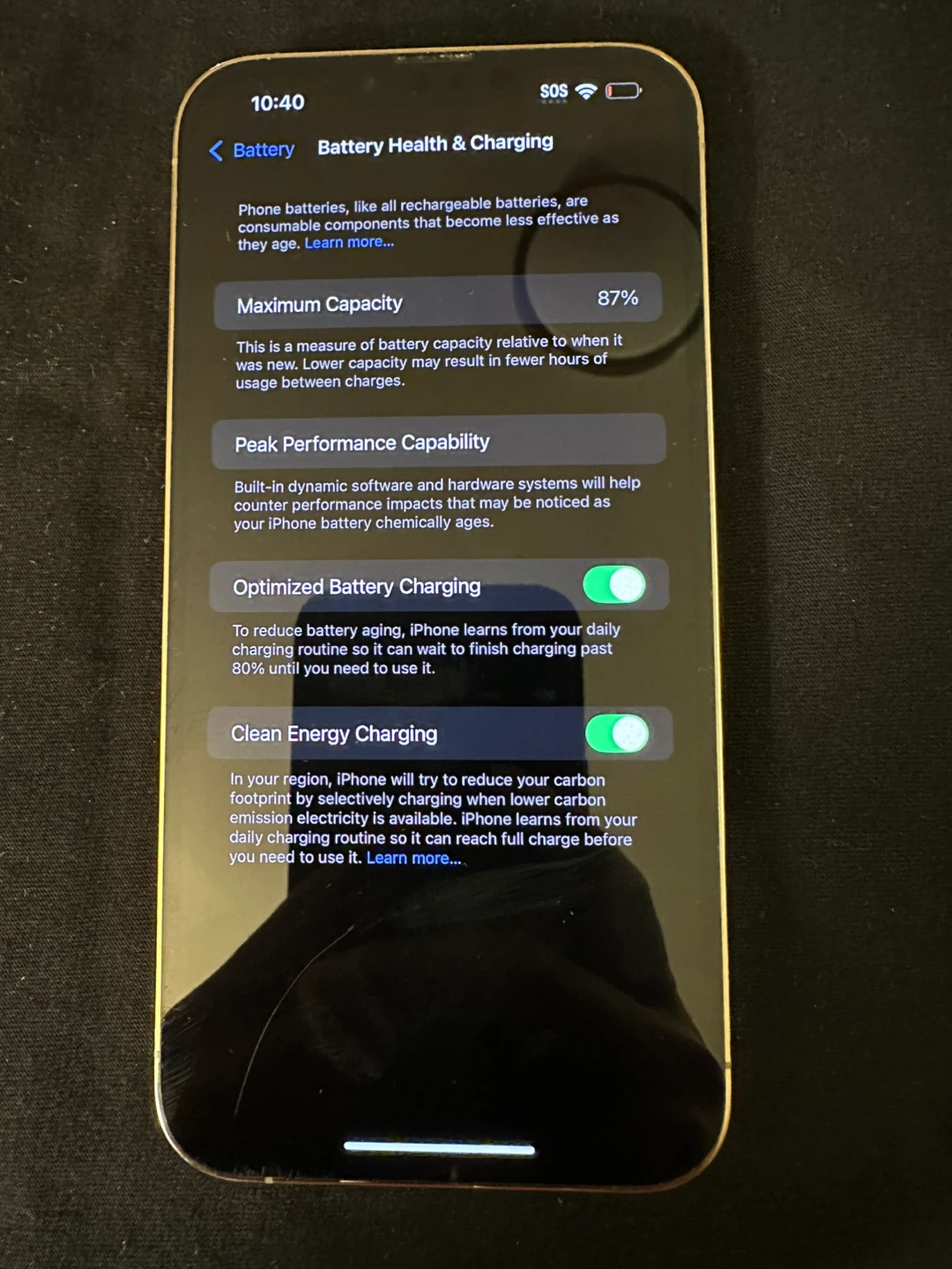 Unlocked Apple iPhone 13 Pro Max 256GB 87%BH - photo 4