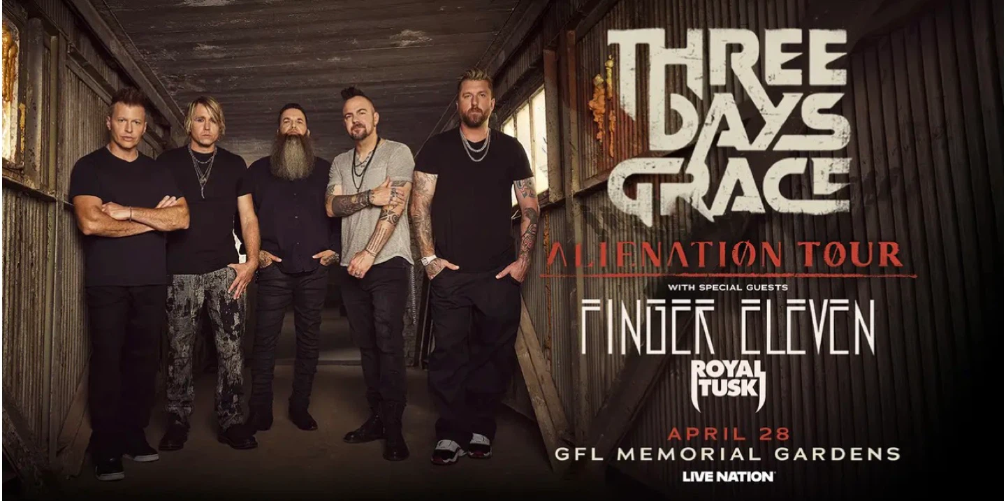 Pit ticket for Three days grace/ Finger eleven