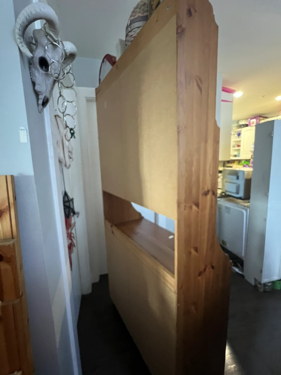 Vintage 2004 IKEA LEKSVIK High Cabinet – Solid Pine - photo 2