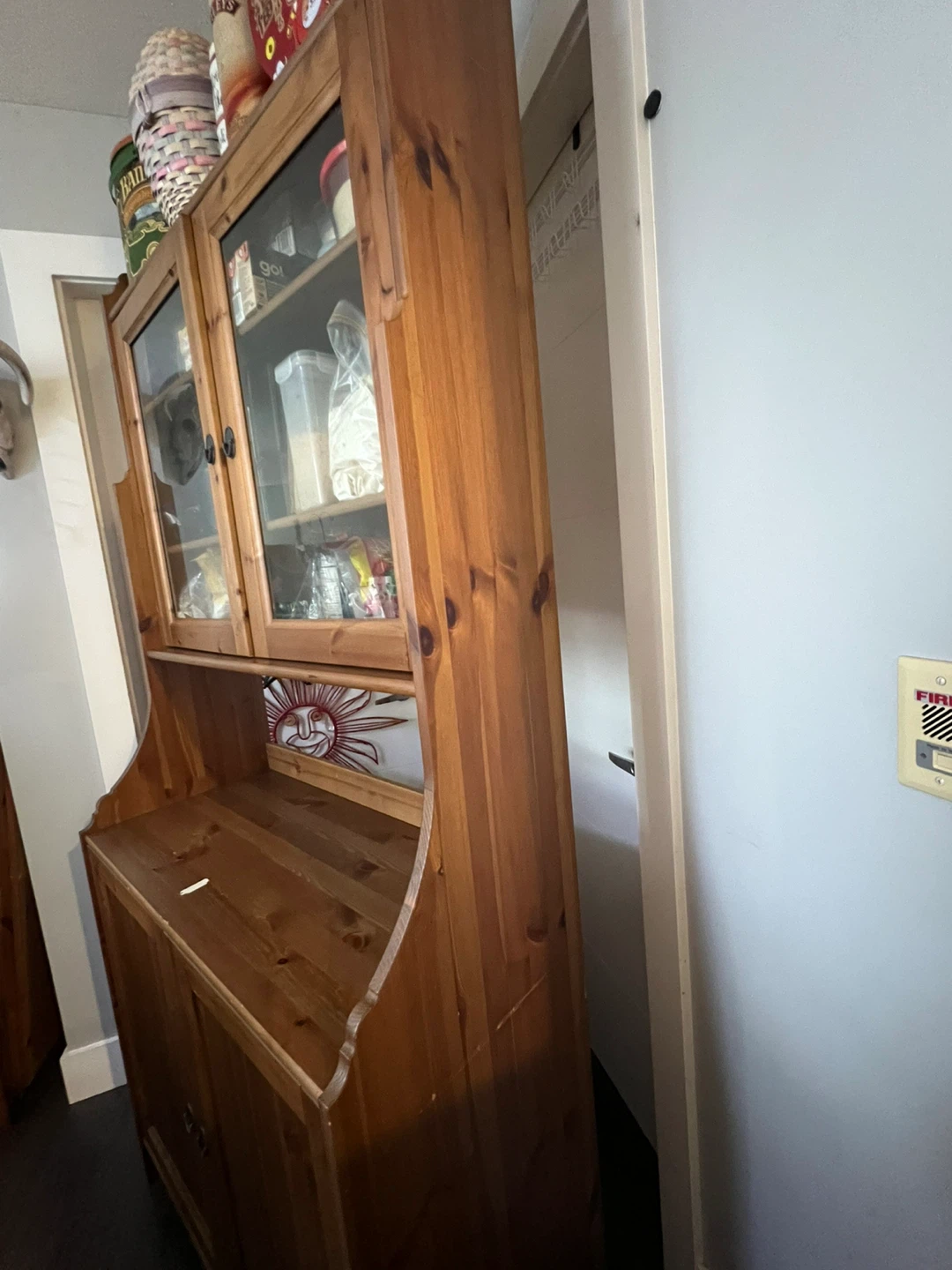 Vintage 2004 IKEA LEKSVIK High Cabinet – Solid Pine - photo 5