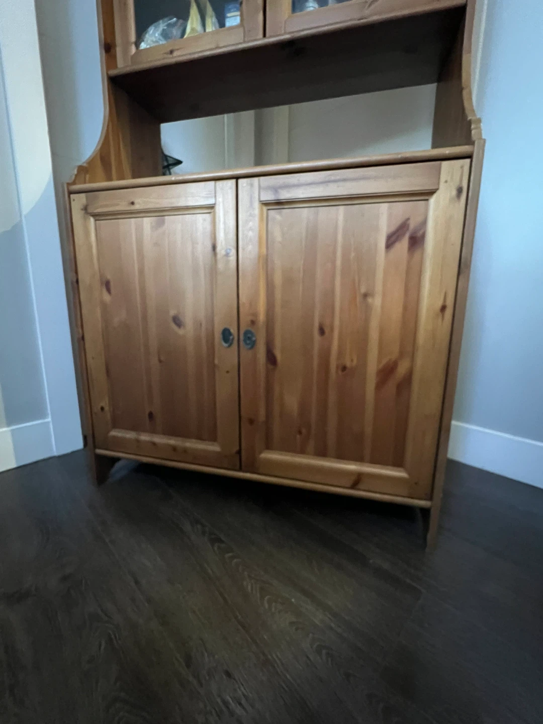 Vintage 2004 IKEA LEKSVIK High Cabinet – Solid Pine - photo 4