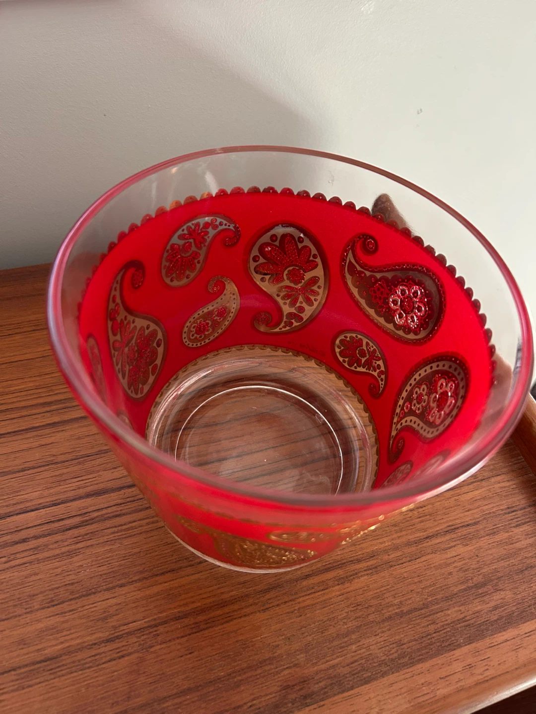 Mid century modern ice bucket (glass bowl) - photo 2