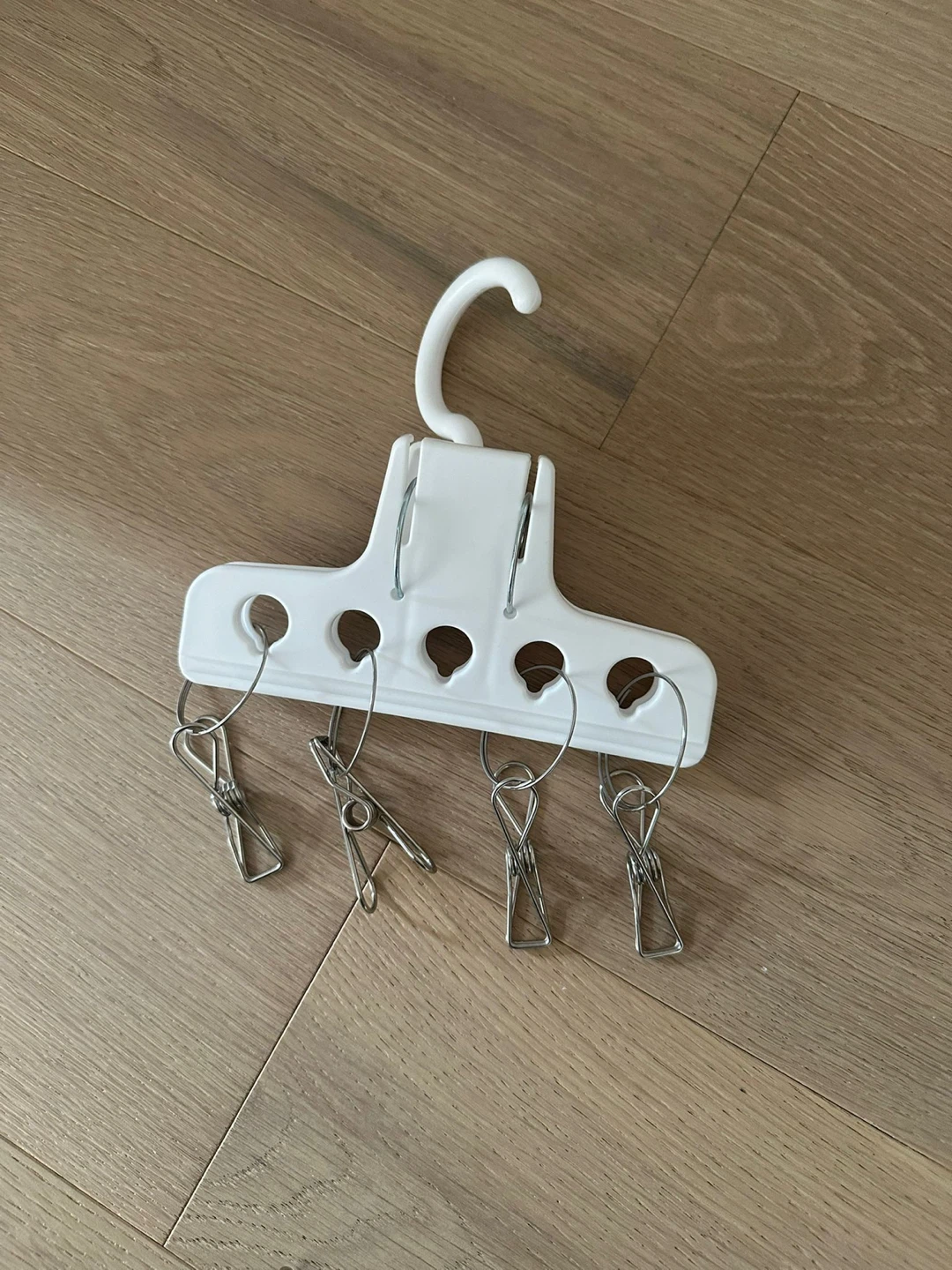 4 pant hangers and 3 of the hat/misc ones