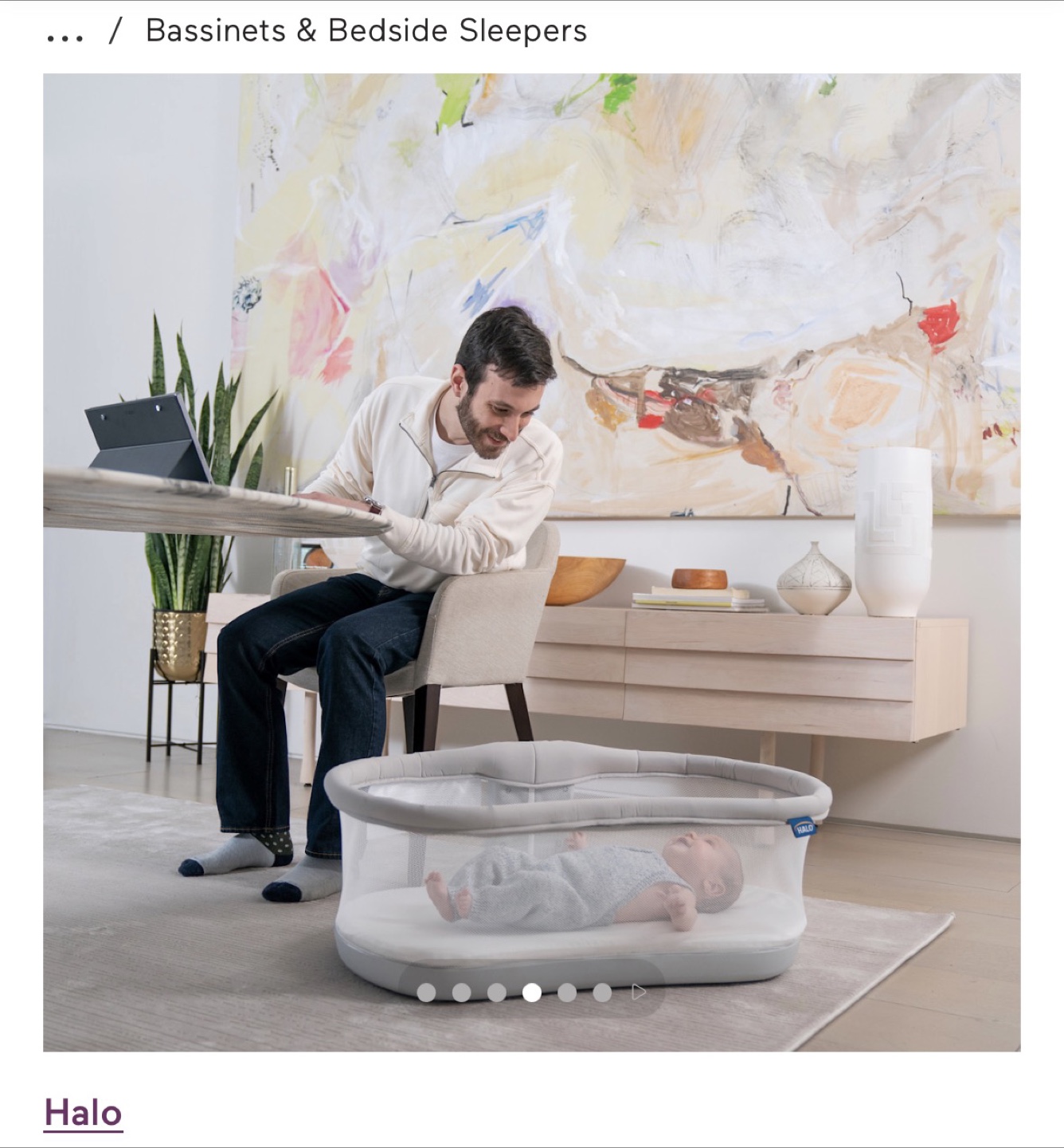 Halo Bassinet & Bedside Sleeper - photo 4