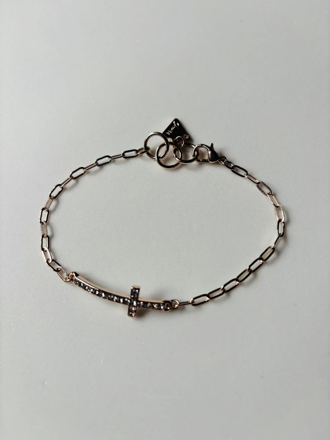 Guess Cross Rose Gold Costume Bracelet - photo 2