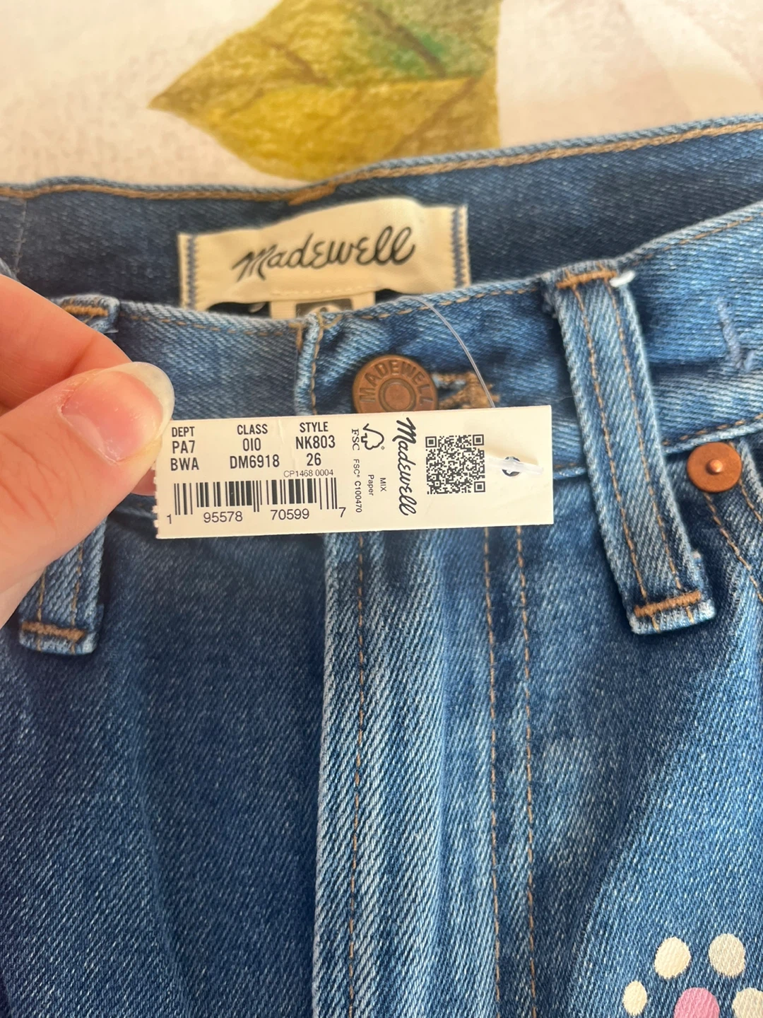 Madewell The Perfect Vintage Wide-Leg Crop Jeans W 26 - photo 3