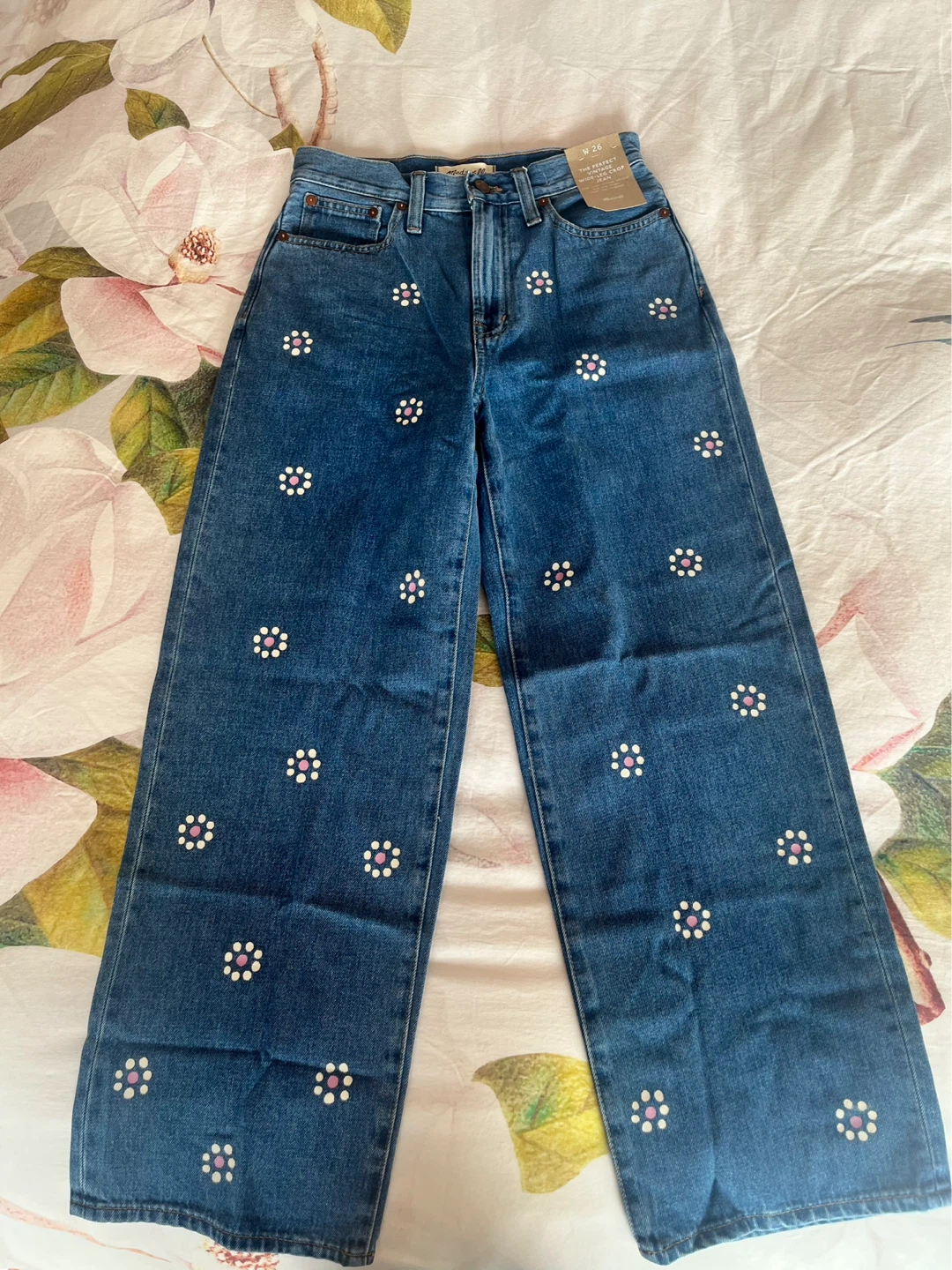 Madewell The Perfect Vintage Wide-Leg Crop Jeans W 26 - photo 4