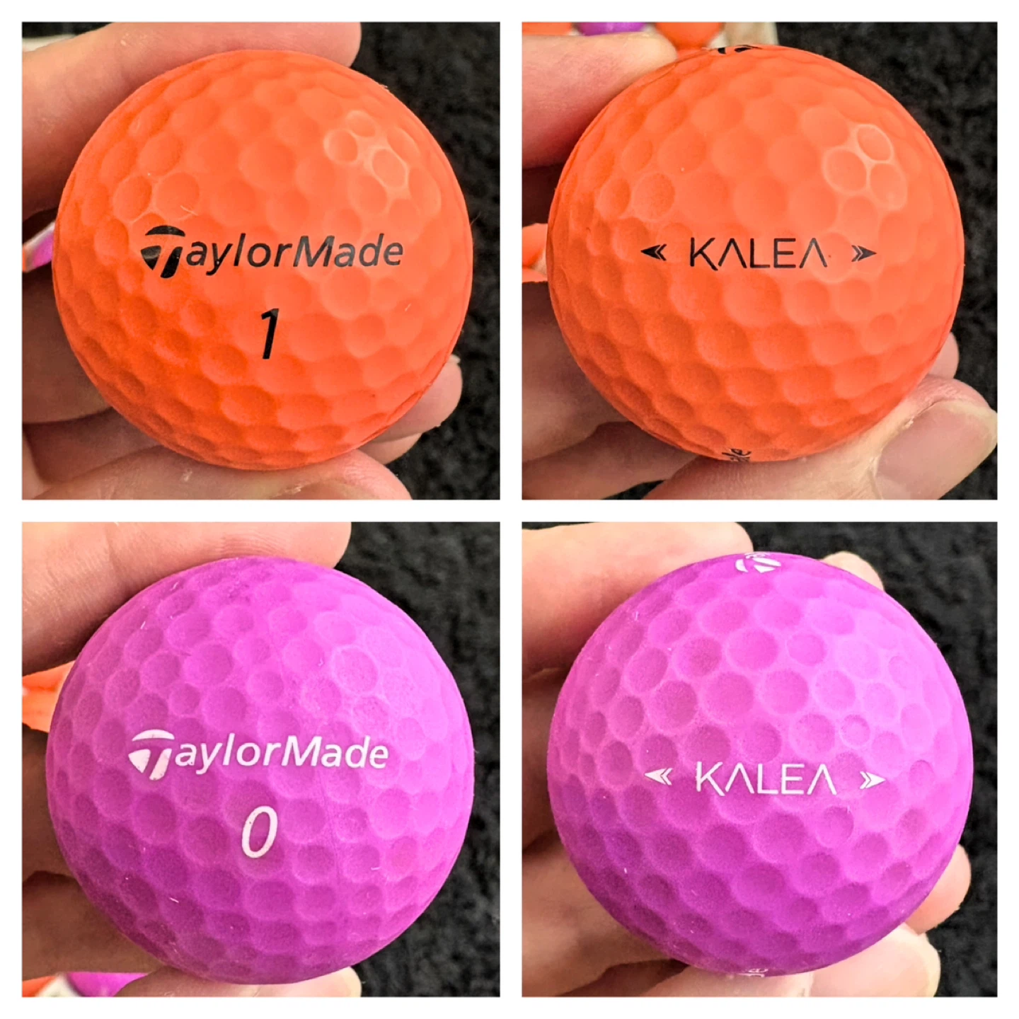 18 Taylormade Kalea Coloured Matte Golf Balls - photo 3