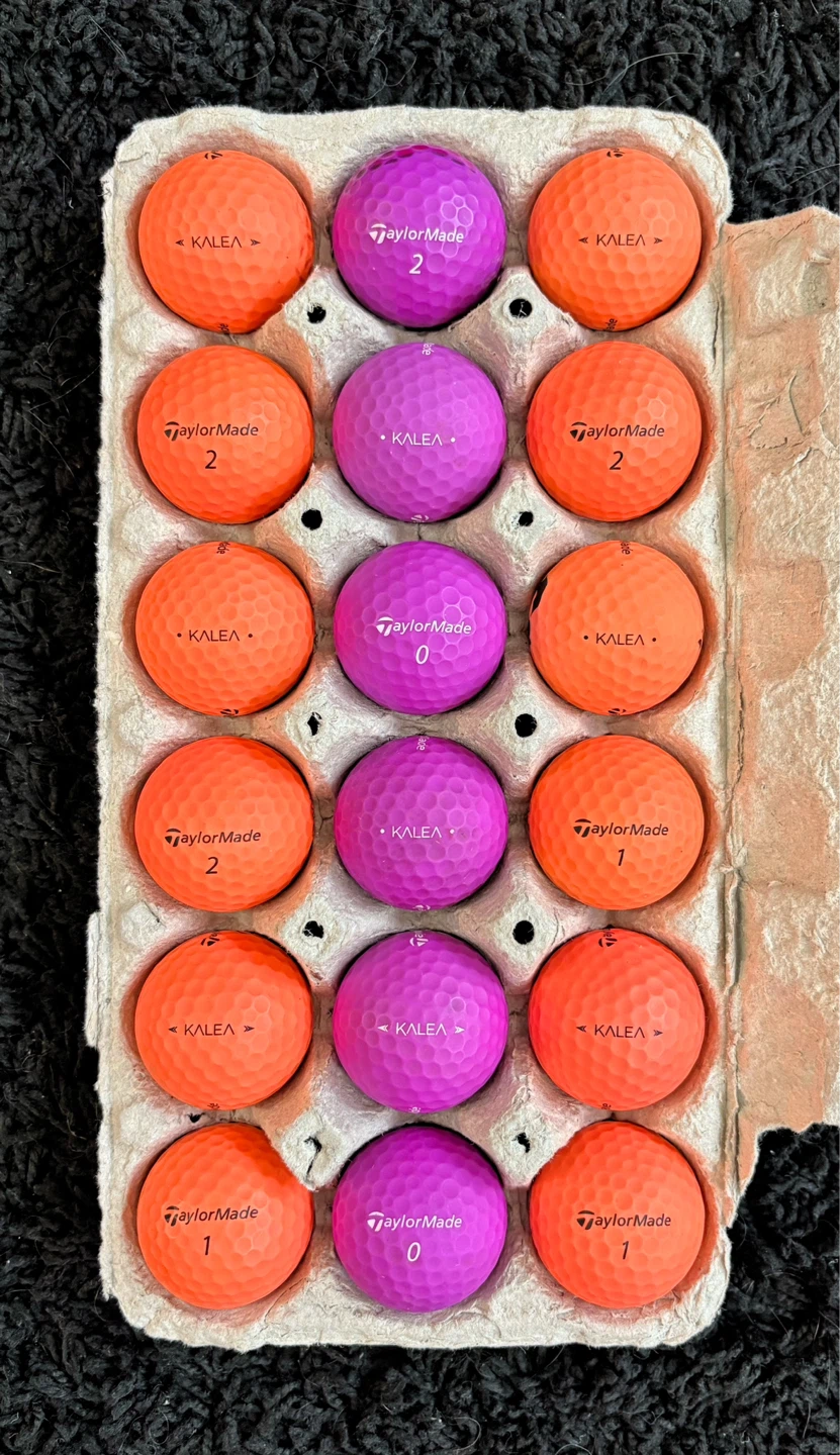 18 Taylormade Kalea Coloured Matte Golf Balls - photo 2