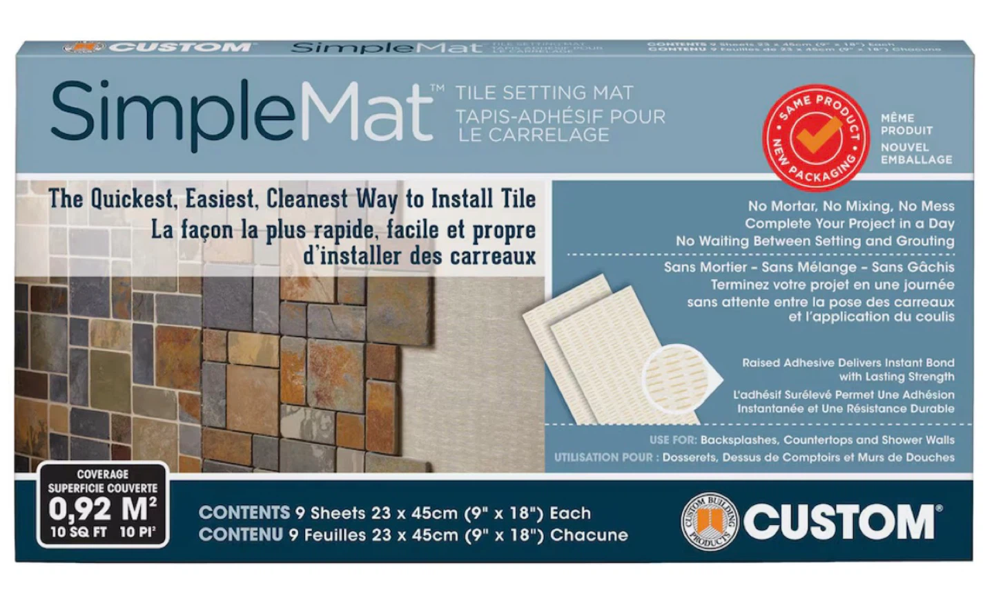 SimpleMat Tile Setting Mat 9 Sheets