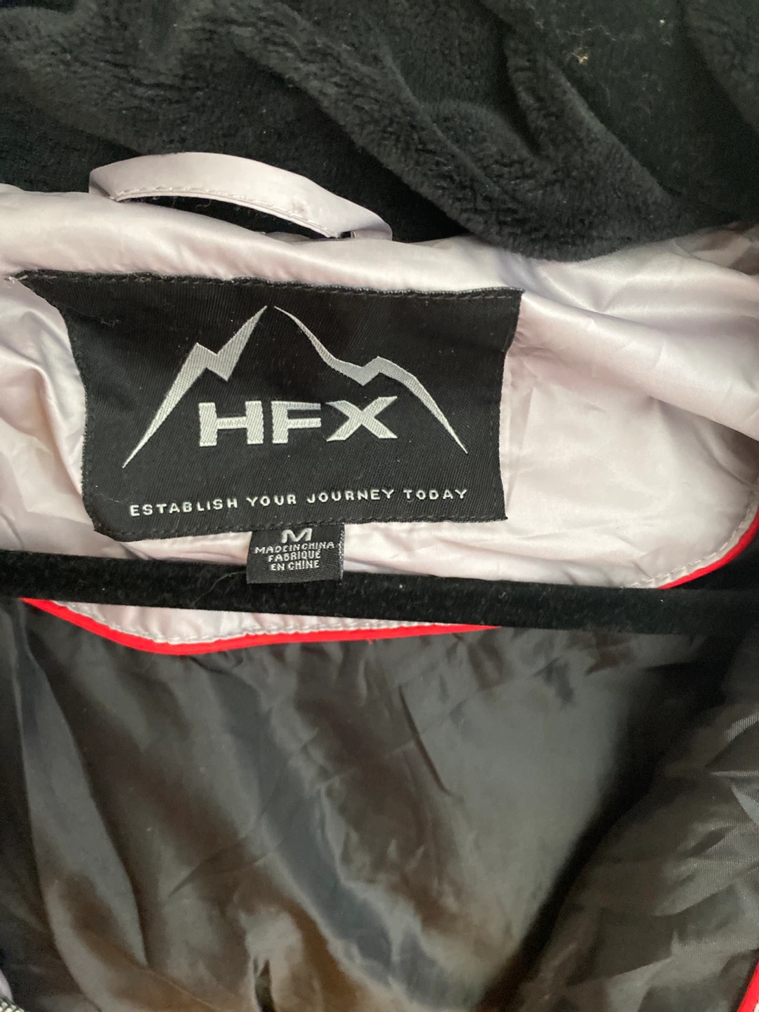 HFX Puffer Jacket with Fur Hood Size M - photo 2