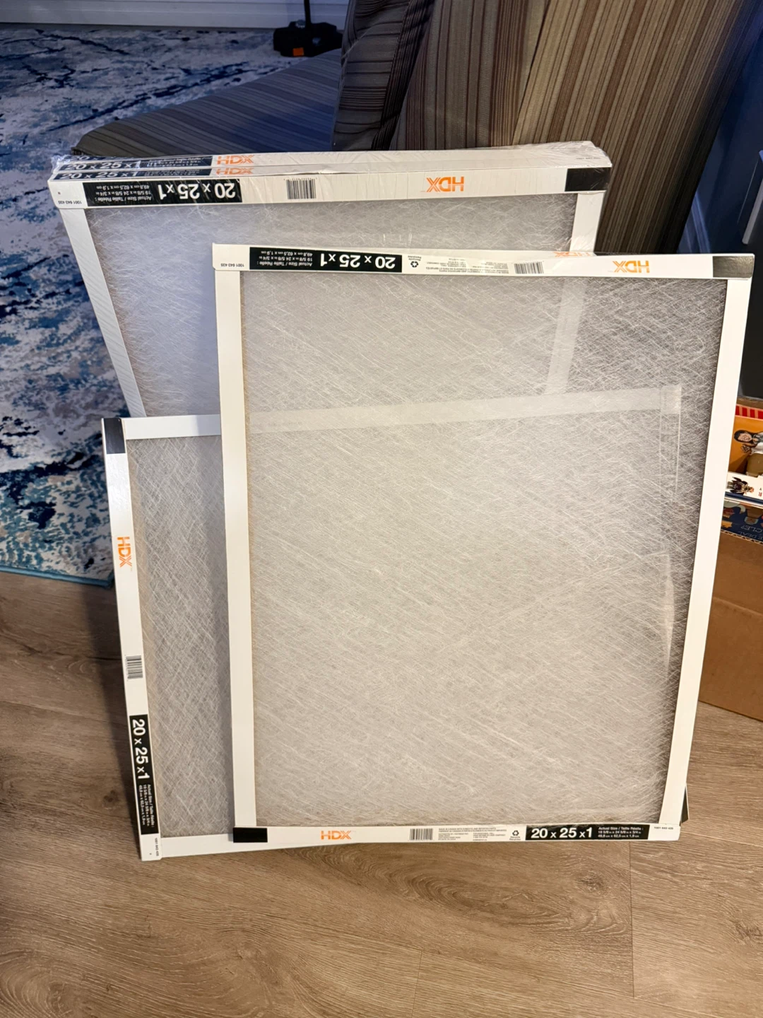 HDX Furnace Filters 20 x 25 x 1 (3 Pack)