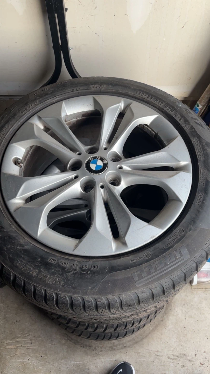 BMW Alloy Wheels with Pirelli Winter Tires