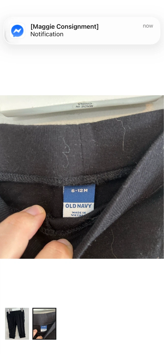 Old navy 6/12m pants - photo 2