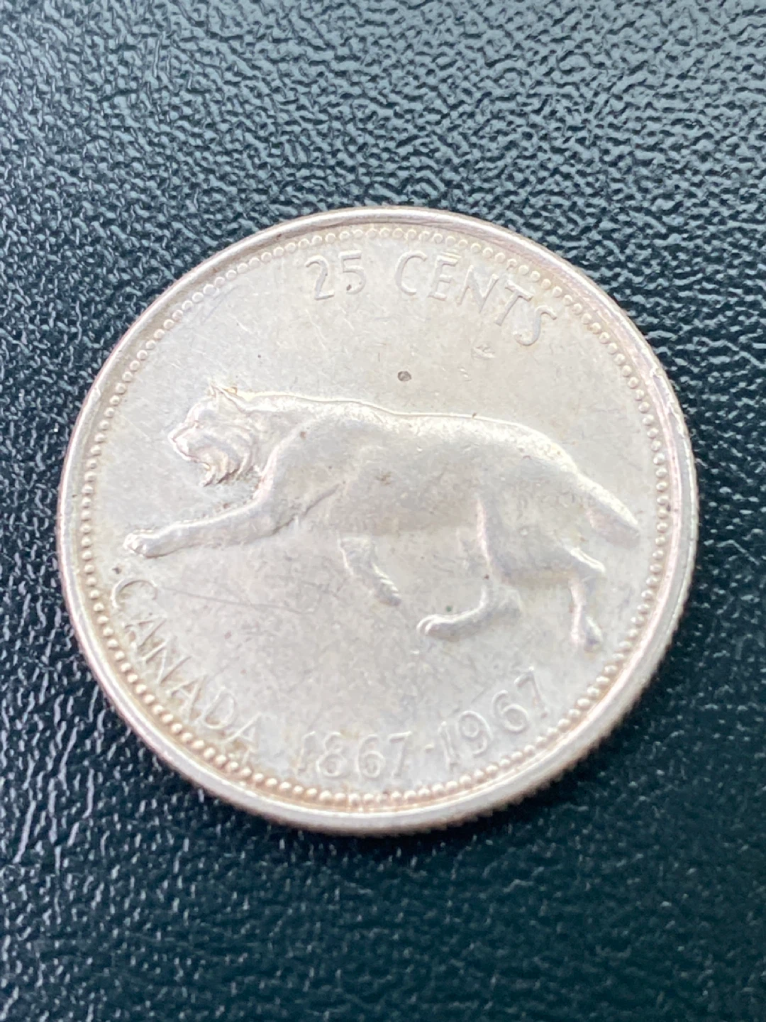 1967 Canadian 25 Cent Coin - Canada 1867-1967