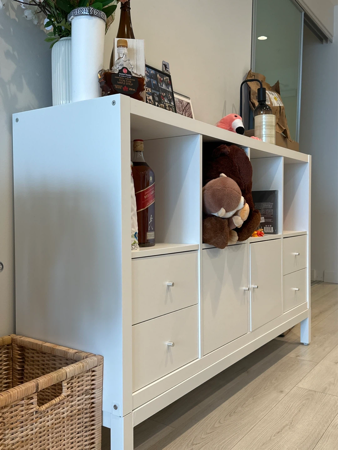 IKEA KALLAX Shelf Unit (White) – Storage Combo w/ Legs - photo 2