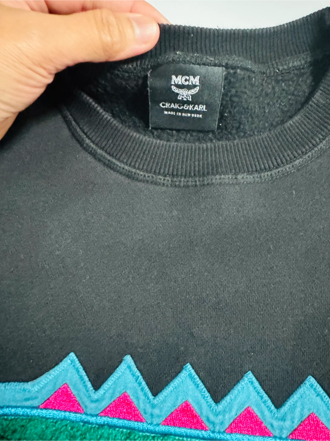 MCM x Craig & Karl Black Sweatshirt - photo 2