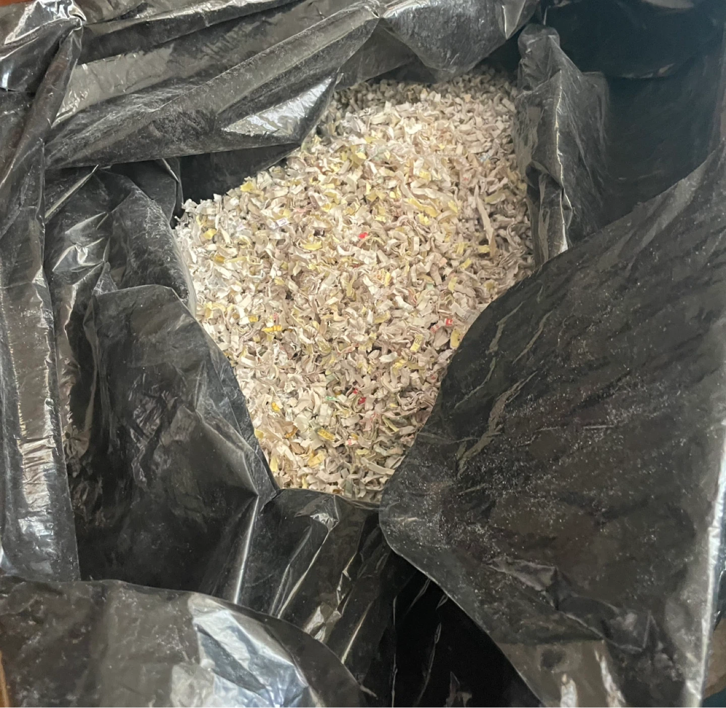 Shredded paper