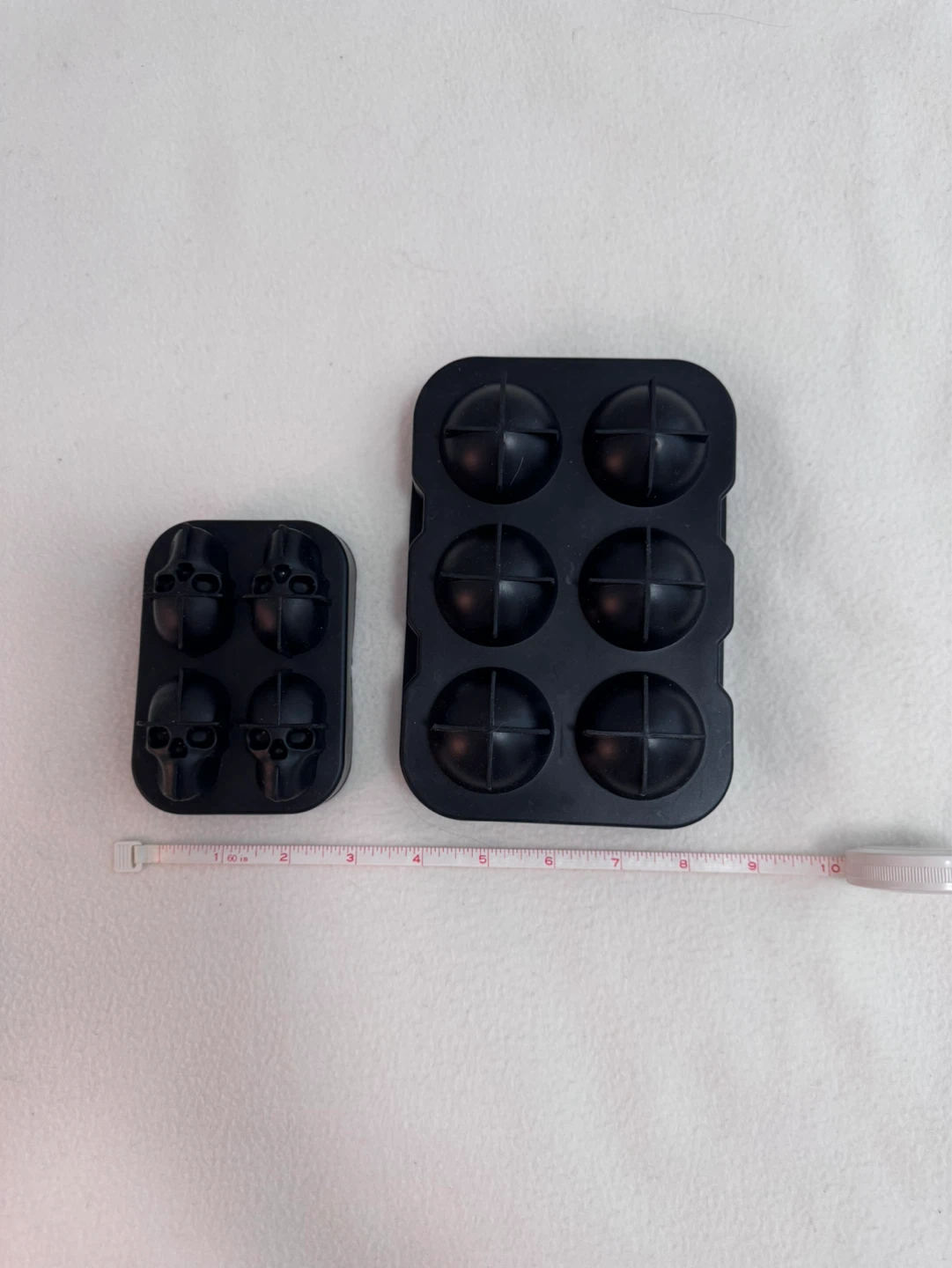 Auoric Ice Cube Trays Silicone Set - Skull and Sphere Shapes - photo 2