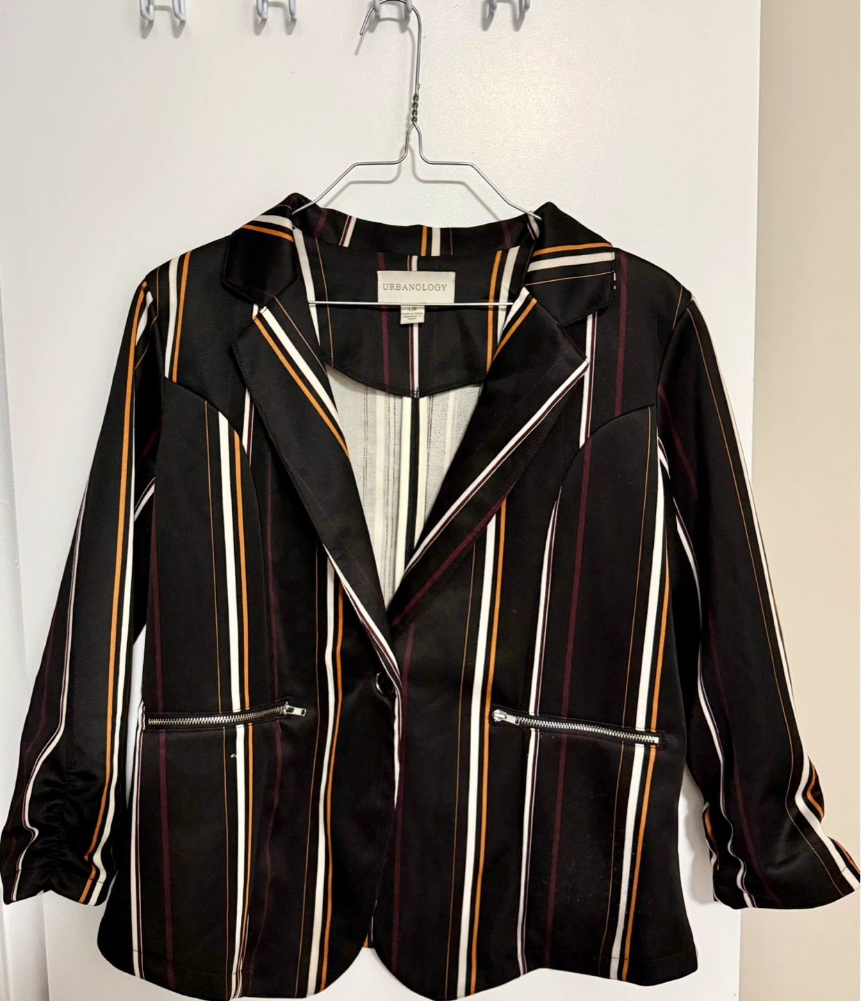 Urbanology Striped Blazer