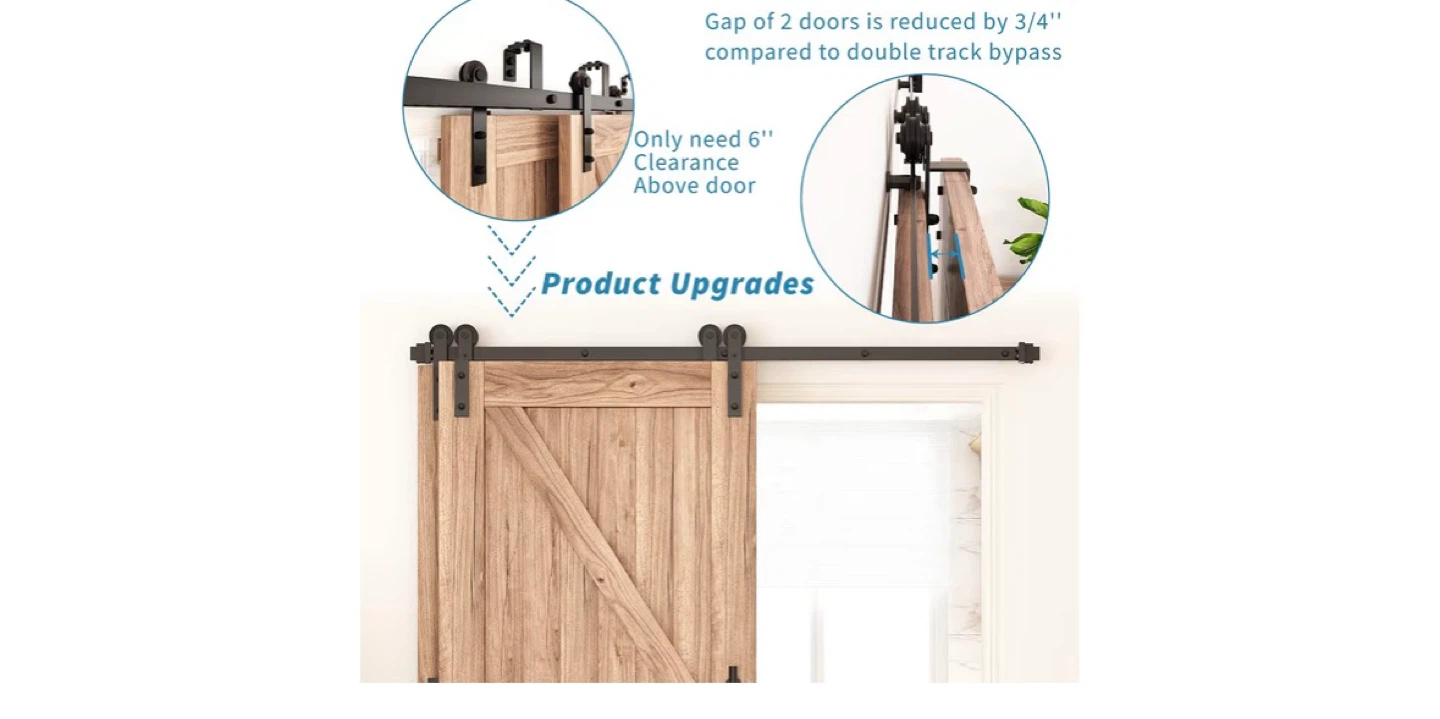 Barn Door Hardware Kit - Black - photo 4