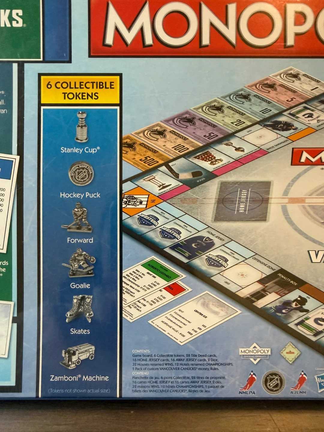 Monopoly: Vancouver Canucks board game - photo 5