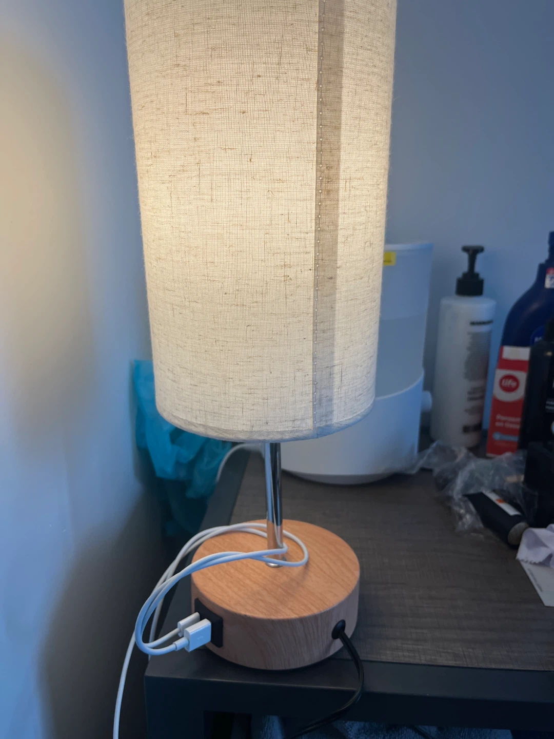 Yarra Decor Bedside Lamp with USB-A & C Charging Ports - photo 2