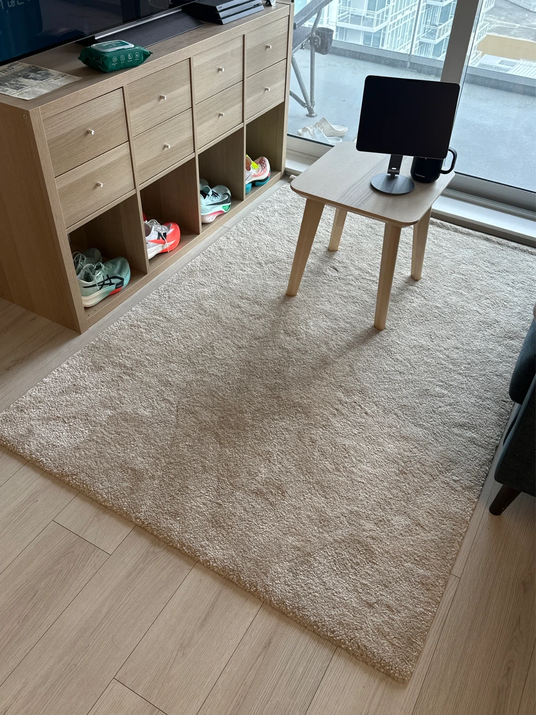 IKEA STOENSE Rug (Light Brown)