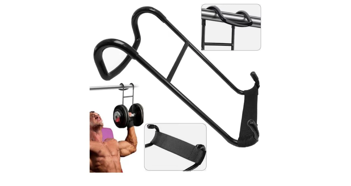 Dumbbell Rack Weight Hanger for Pull-up Bar - photo 3