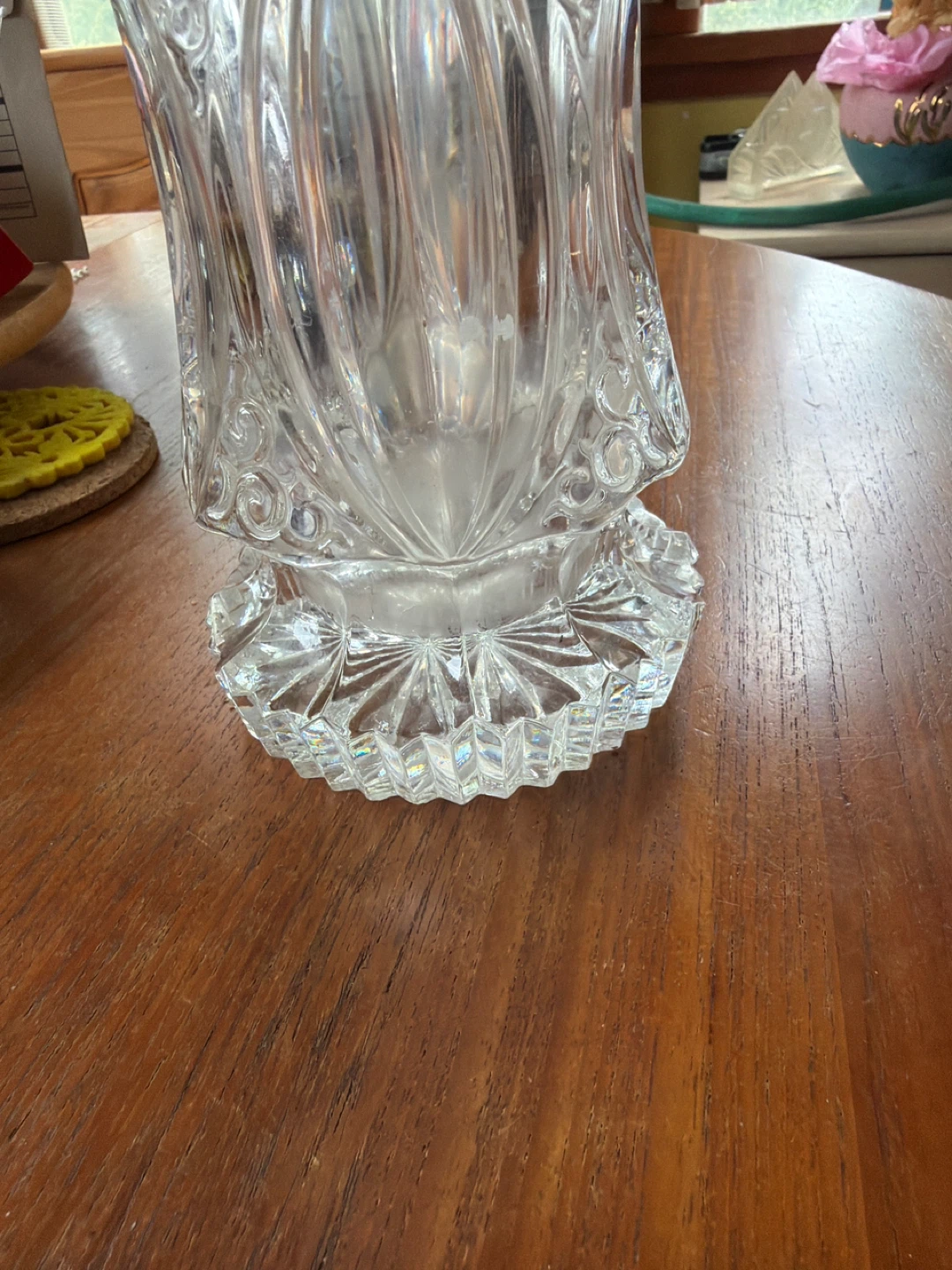 Dragon Hotbauer Byrdes German Crystal Vintage 11” vase - photo 2