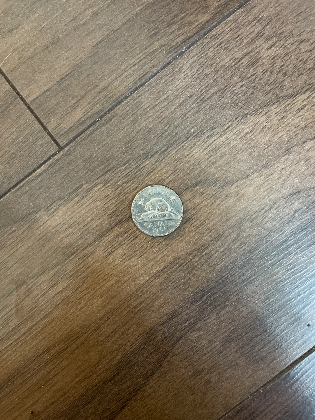 1961 Canadian nickel - photo 2