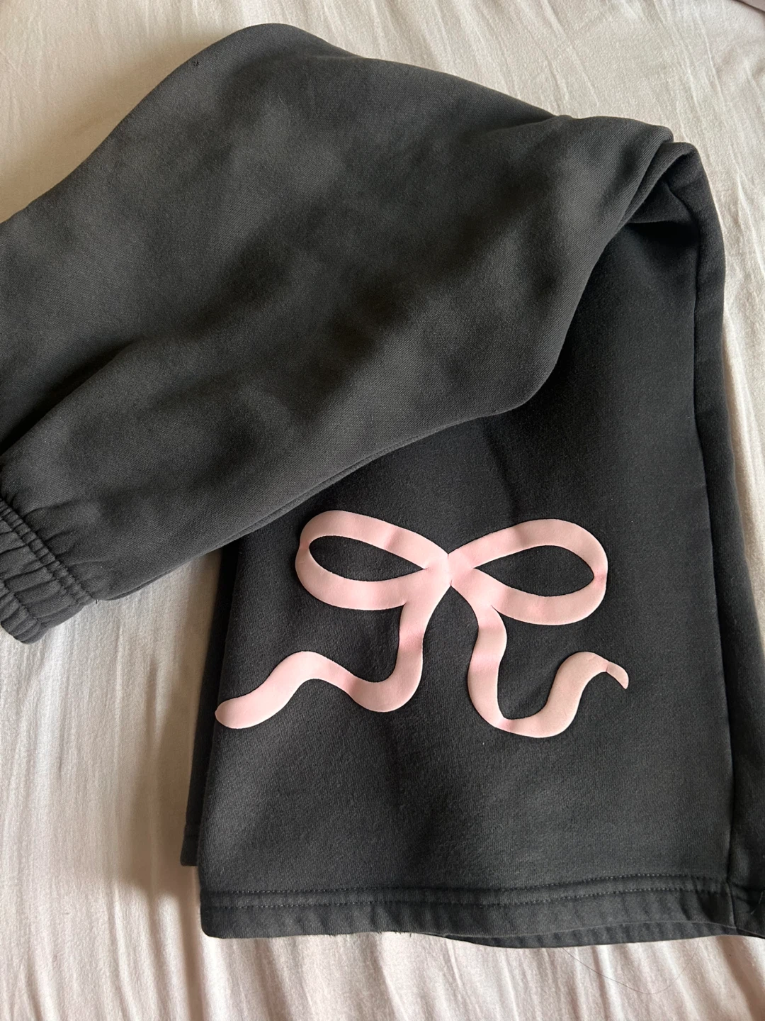 Edikted Bonney Bow Detail Sweatpants