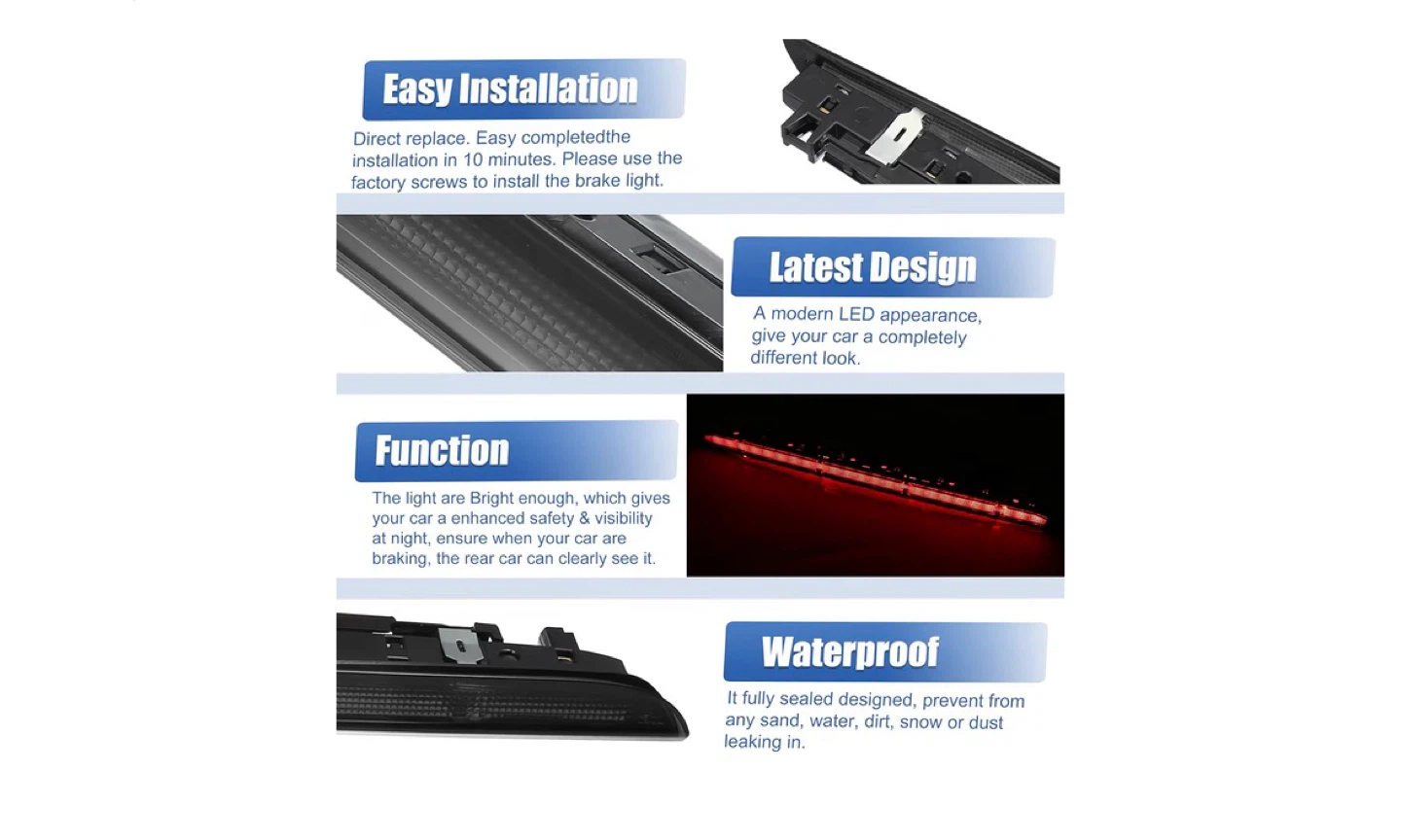 LED Third High Mount Brake Light 12V DC 47cm - photo 4
