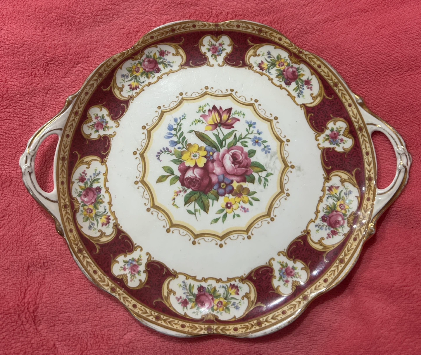 Royal Albert Lady Hamilton Bone China Cake Plate