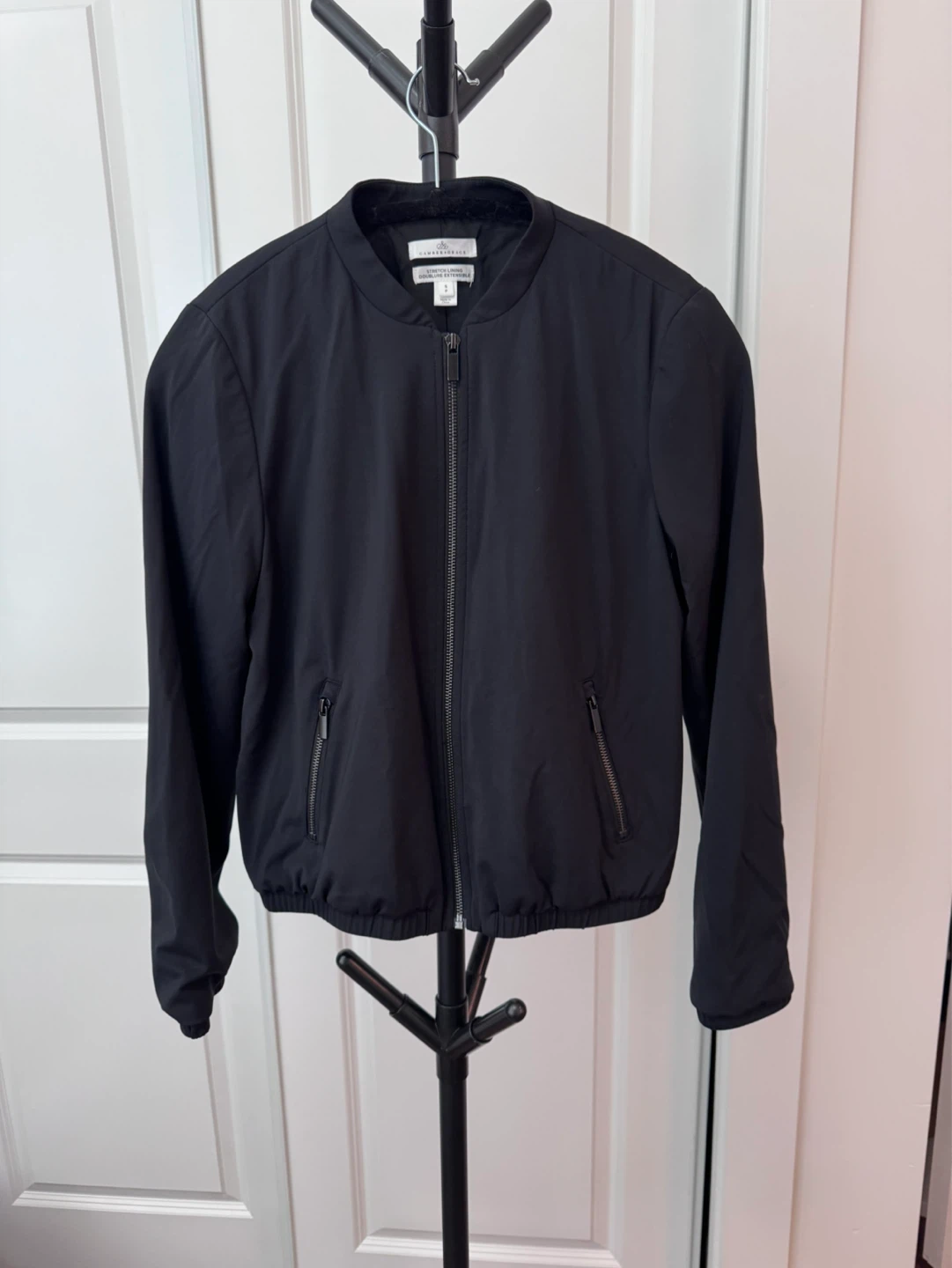 Camber & Grace Black Bomber Jacket Size S - photo 2
