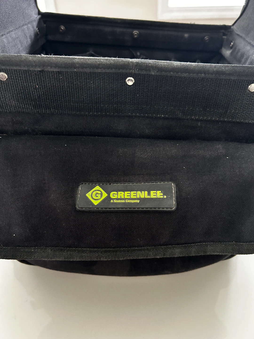 Greenlee tool tote gag