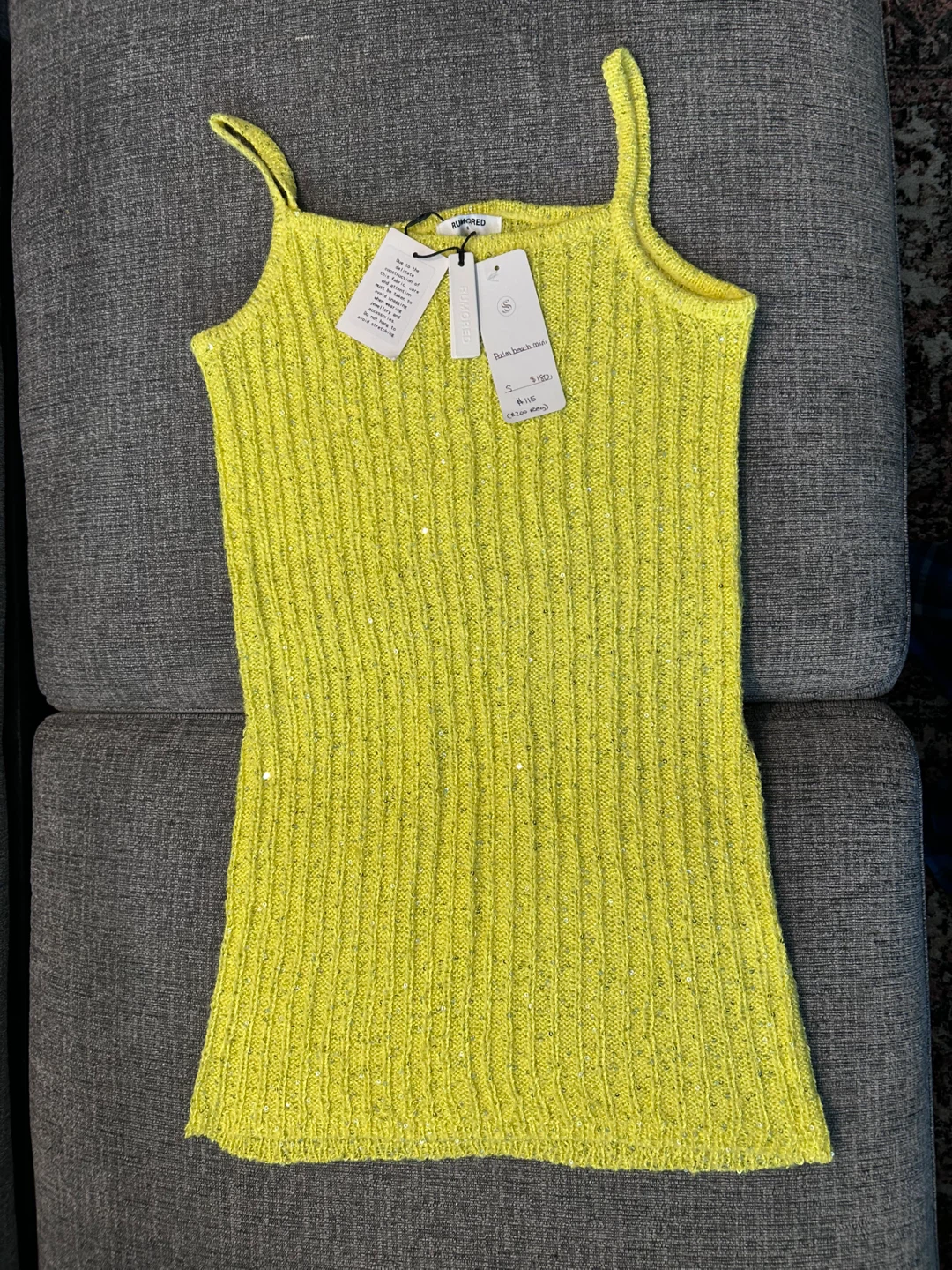 SEVEN SUNDAYS Palm Beach Mini Dress - Size S - NWT