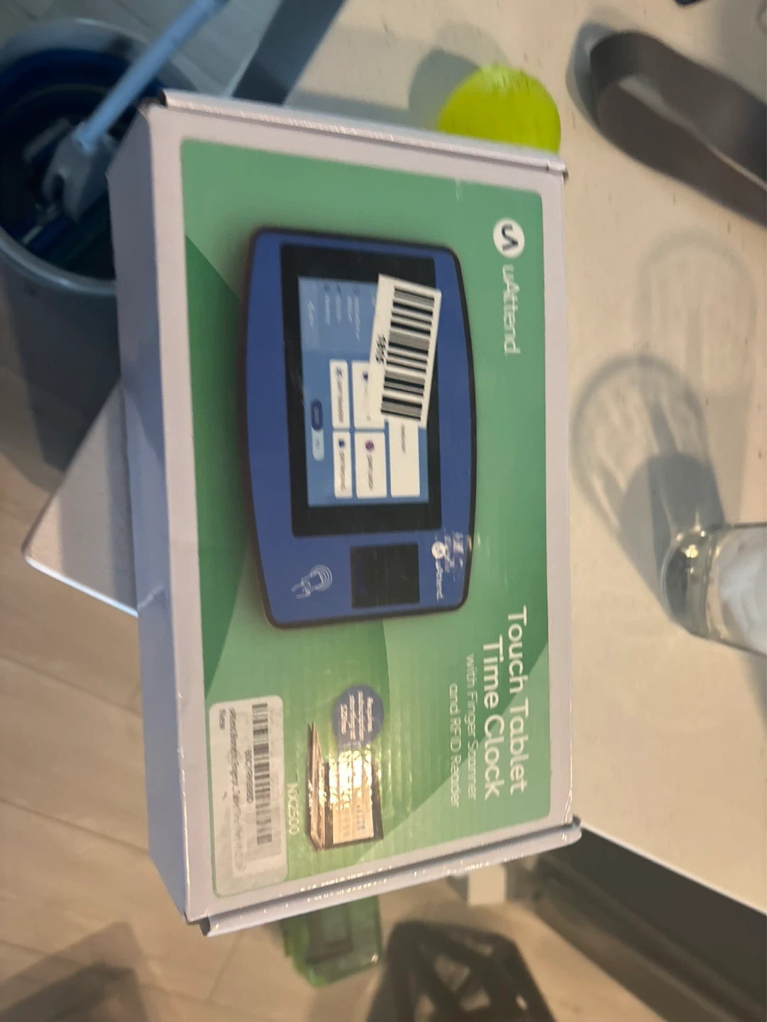 uAttend Touch Tablet Time Clock with Finger Scanner