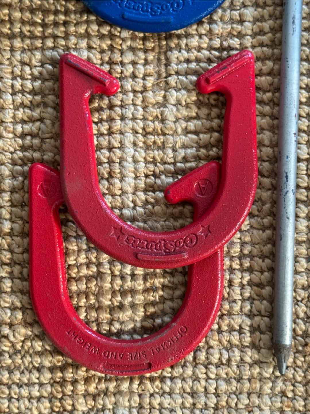 GoSports Horseshoes Set - Red & Blue - photo 2