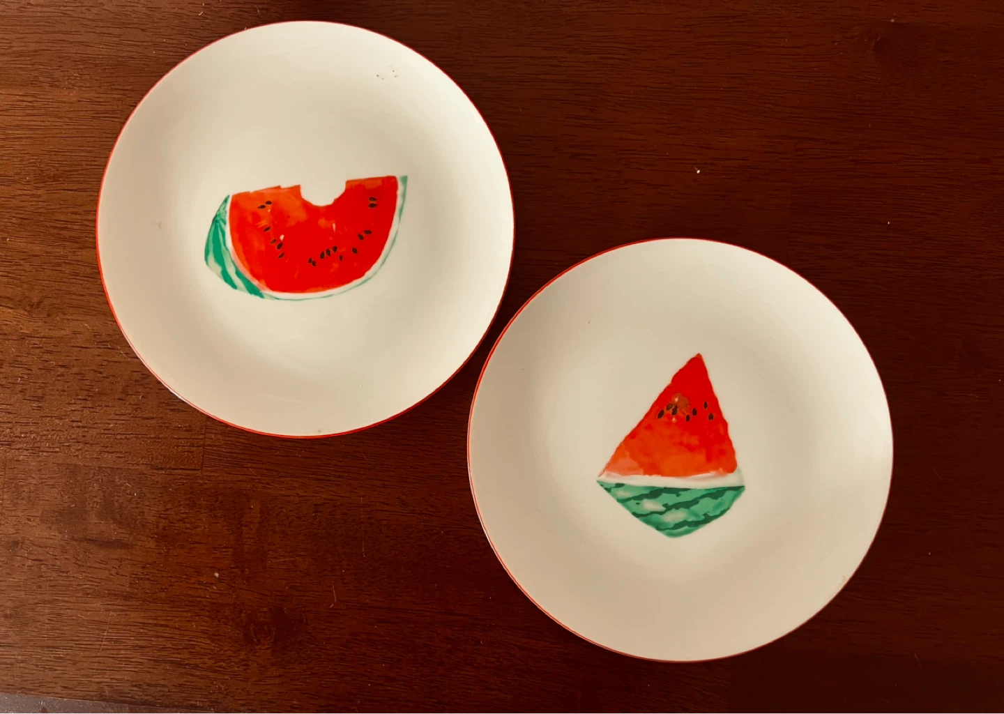Fitz & Floyd Watermelon Plates