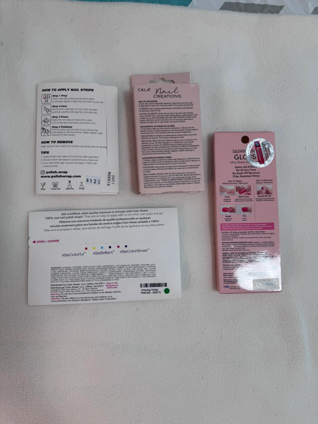 Assorted Nail Wraps and Polish Strips - photo 2