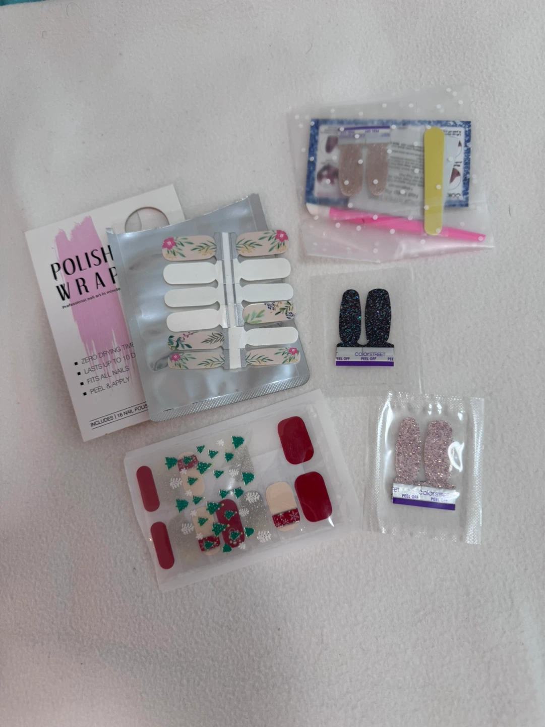 Assorted Nail Wraps and Polish Strips - photo 3