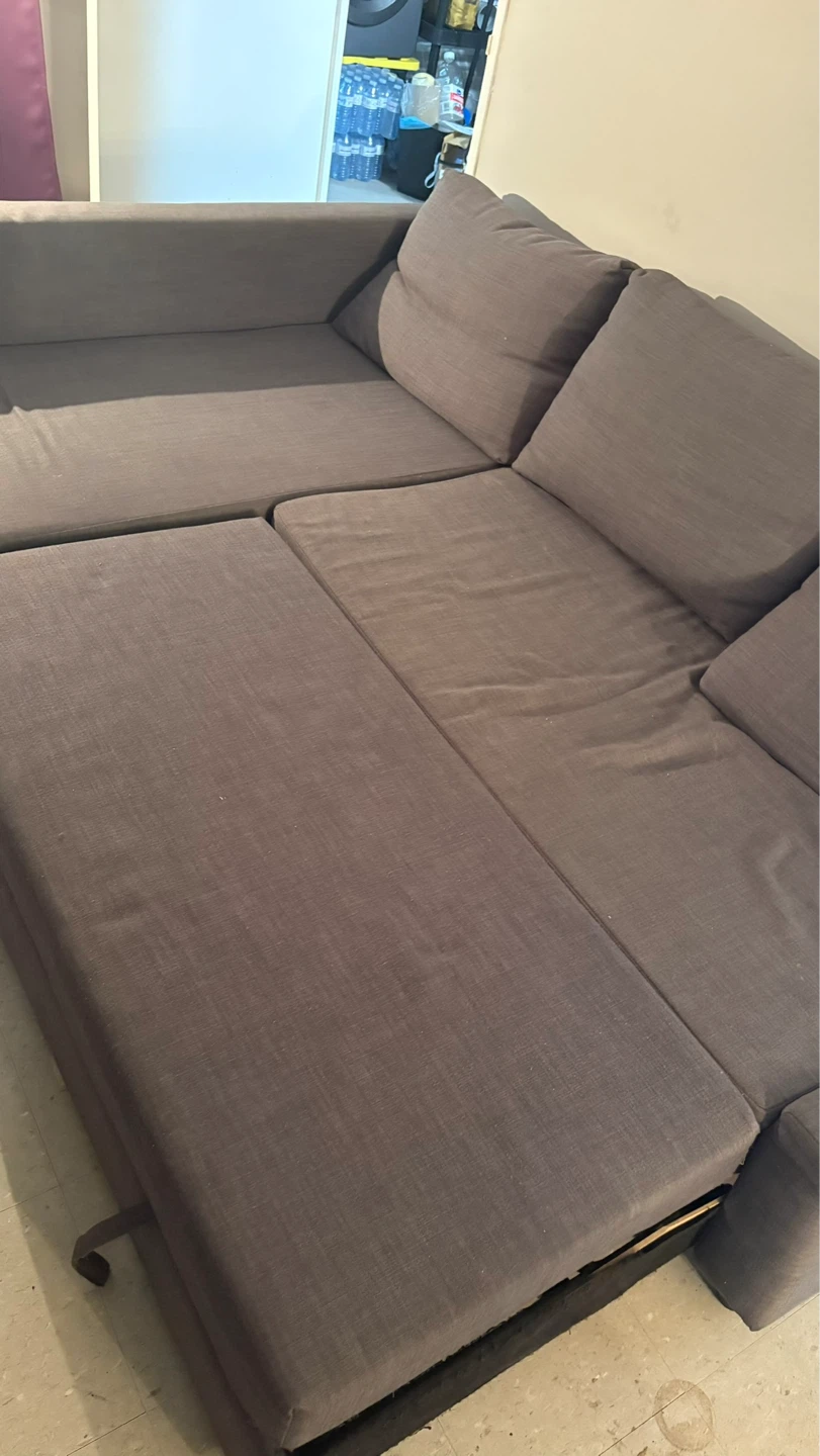 IKEA Sectional Sofa Bed - grey